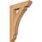 Ekena Millwork Thorton Slat Smooth Bracket, Western Red Cedar, 3 1/2"W x 18"D x 26"H BKT04X18X26THR06SWR - alternate 1